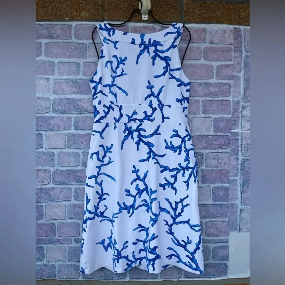 J. McLaughlin Coral Print Dress size medium - Picture 11 of 11